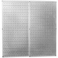 Wall Control Wall Control Pegboard Pack- 2 Panels, Galvanized Metallic, 32" X 32" X 3/4" 30-P-3232 GV
